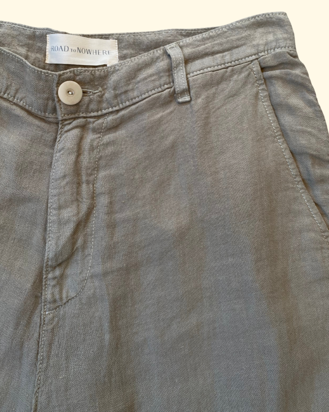 Tonga Linen Trouser | Army