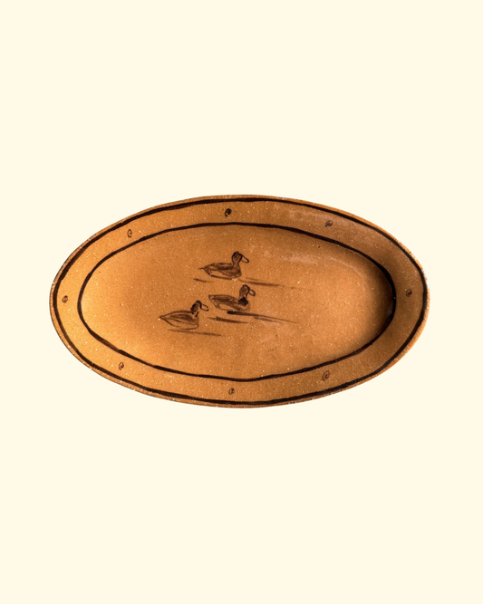 A Couple of Ducks Plate | Santa Fe Oval