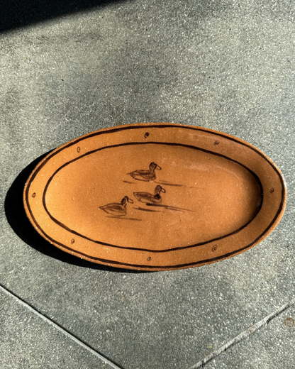 A Couple of Ducks Plate | Santa Fe Oval