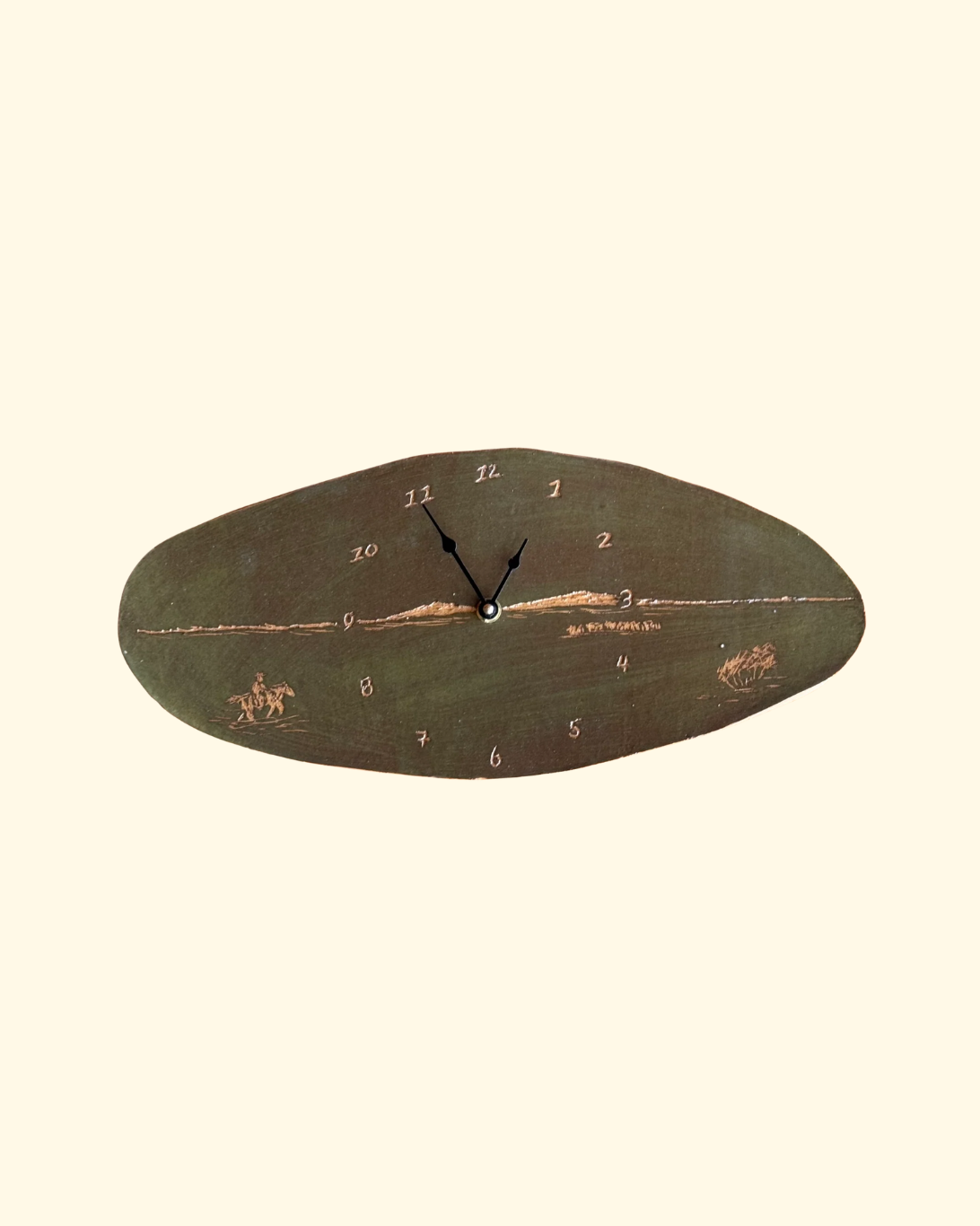 In the Distance Clock | Green