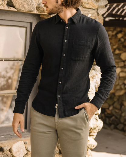 The Ripper Double Gauze Shirt | Black