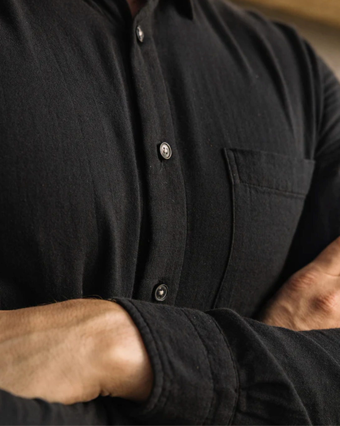 The Ripper Double Gauze Shirt | Black