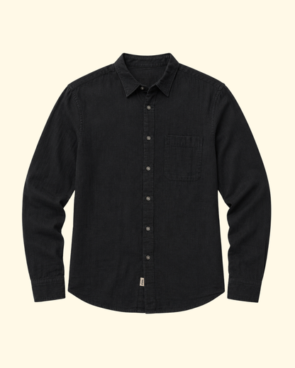 The Ripper Double Gauze Shirt | Black