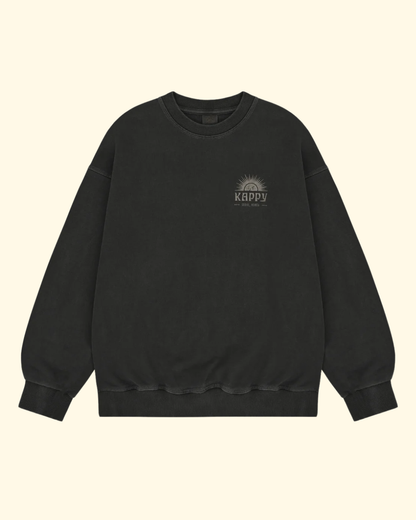 Sunny Wink Pigment Sweat Shirt | Charcoal