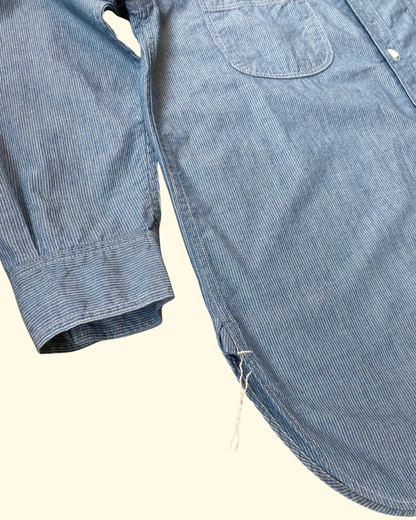 Stripe Chambray Work Shirt | Hickory