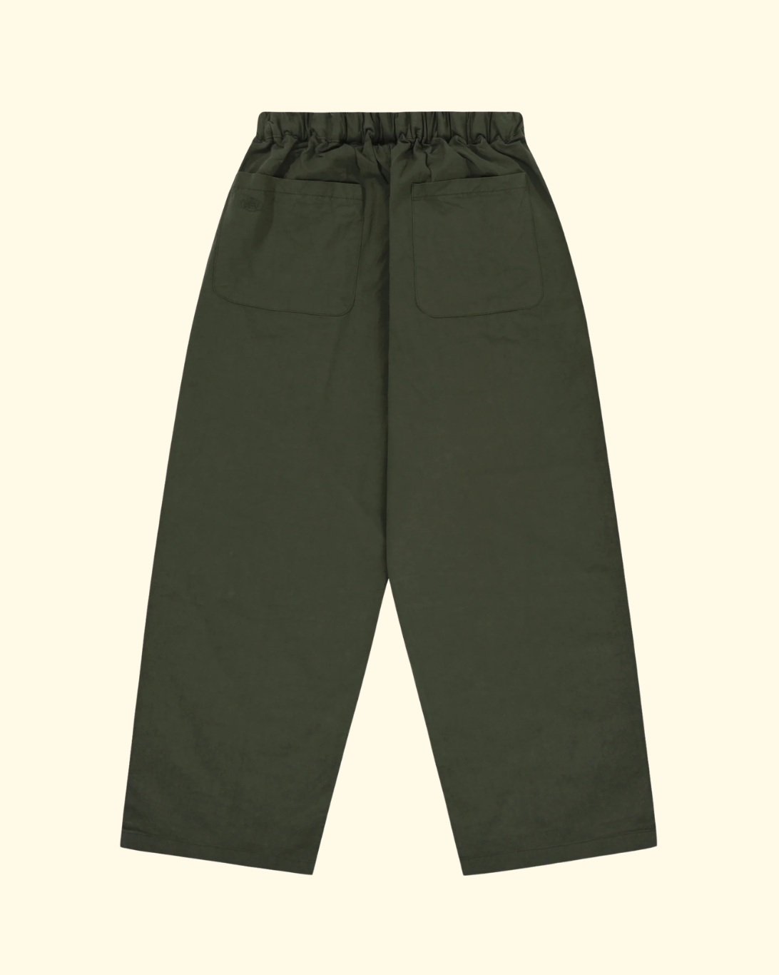Two Tuck Wide Pants | Khaki Army