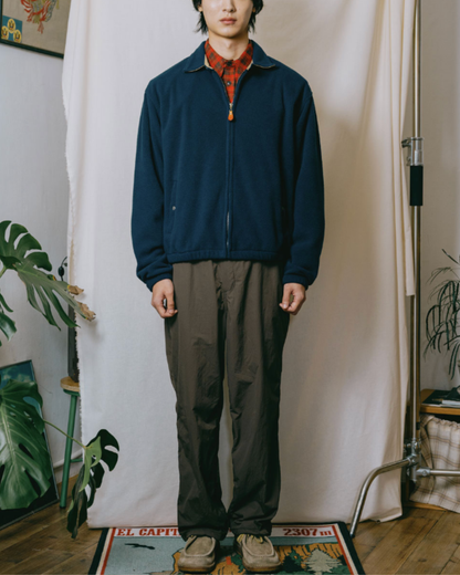 Fleece Bomber Jacket | Navy