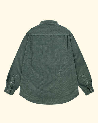Pigment Corduroy Shirt | Deep Green