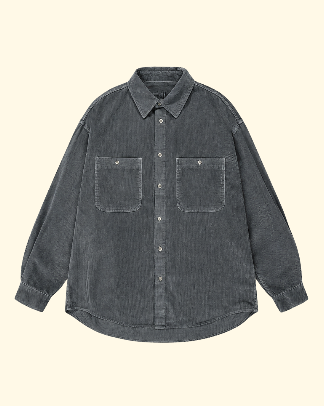 Pigment Corduroy Shirt | Dark Gray