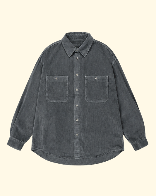 Pigment Corduroy Shirt | Dark Gray