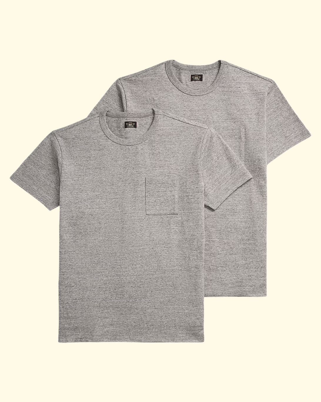 Jersey Pocket T-Shirt 2-Pack | Grey Heather