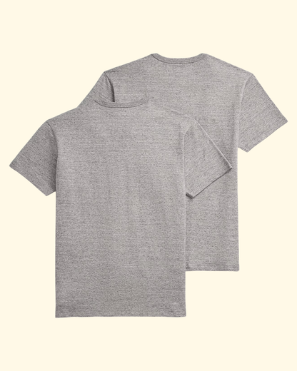 Jersey Pocket T-Shirt 2-Pack | Grey Heather