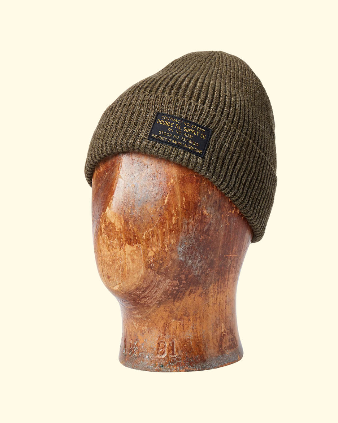Rib-Knit Cotton Watch Cap | Olive