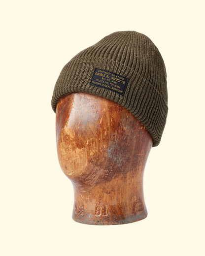 Rib-Knit Cotton Watch Cap | Olive