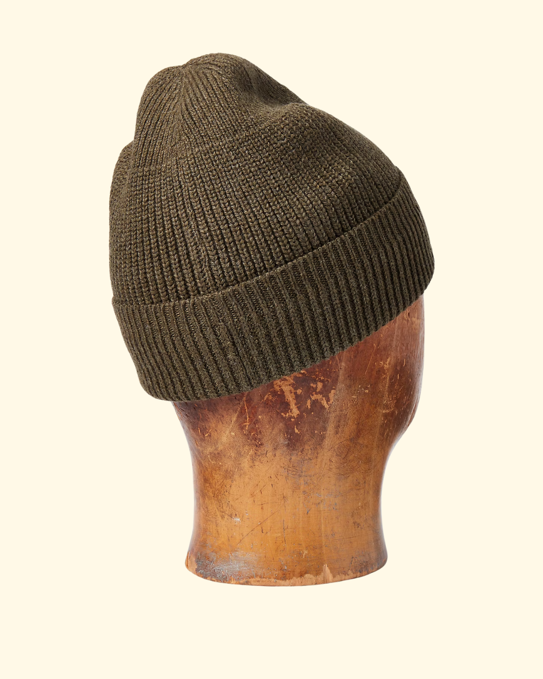 Rib-Knit Cotton Watch Cap | Olive