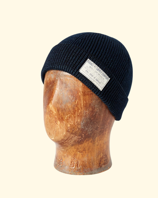 Indigo Cotton Watch Cap | Midnight Blue