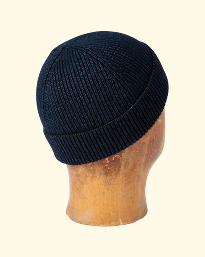 Indigo Cotton Watch Cap | Midnight Blue