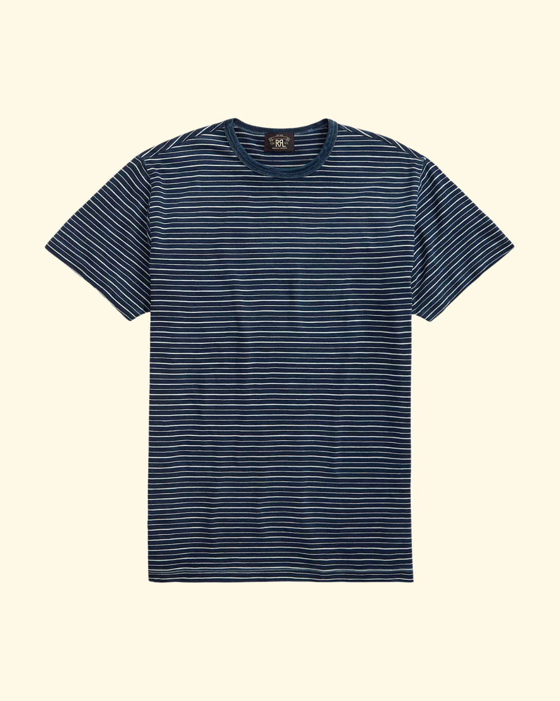 Striped Jacquard T-Shirt | Indigo Multi