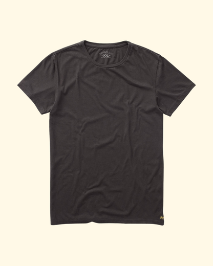 Jersey Crewneck T-Shirt | Faded Black Canvas
