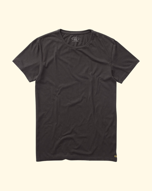 Jersey Crewneck T-Shirt | Faded Black Canvas