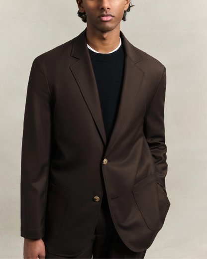 Writer's Jacket | Dark Brown