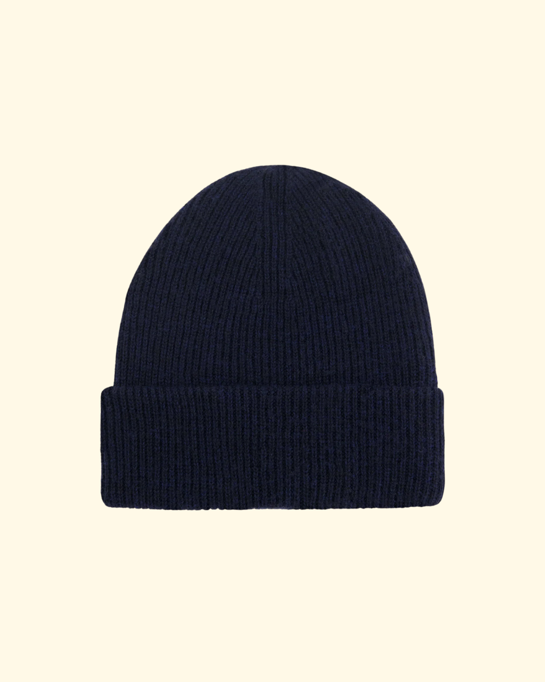 Seamless Wool Beanie | Navy