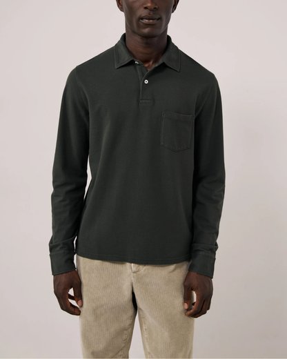 L/S Piqué Polo | Chocolate
