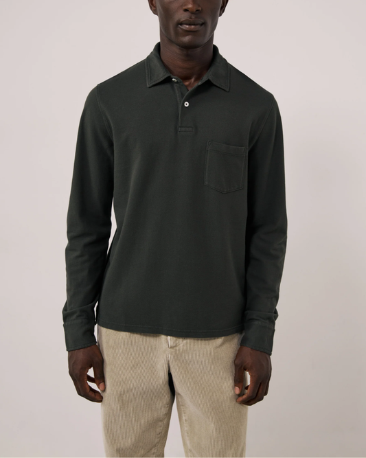 L/S Piqué Polo | Chocolate