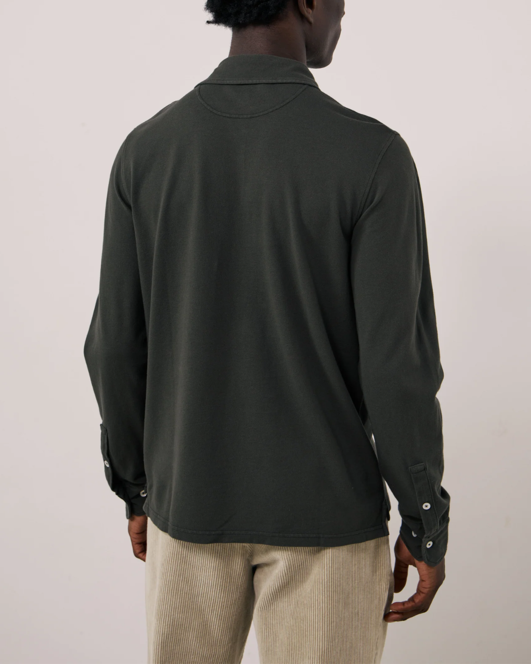 L/S Piqué Polo | Chocolate