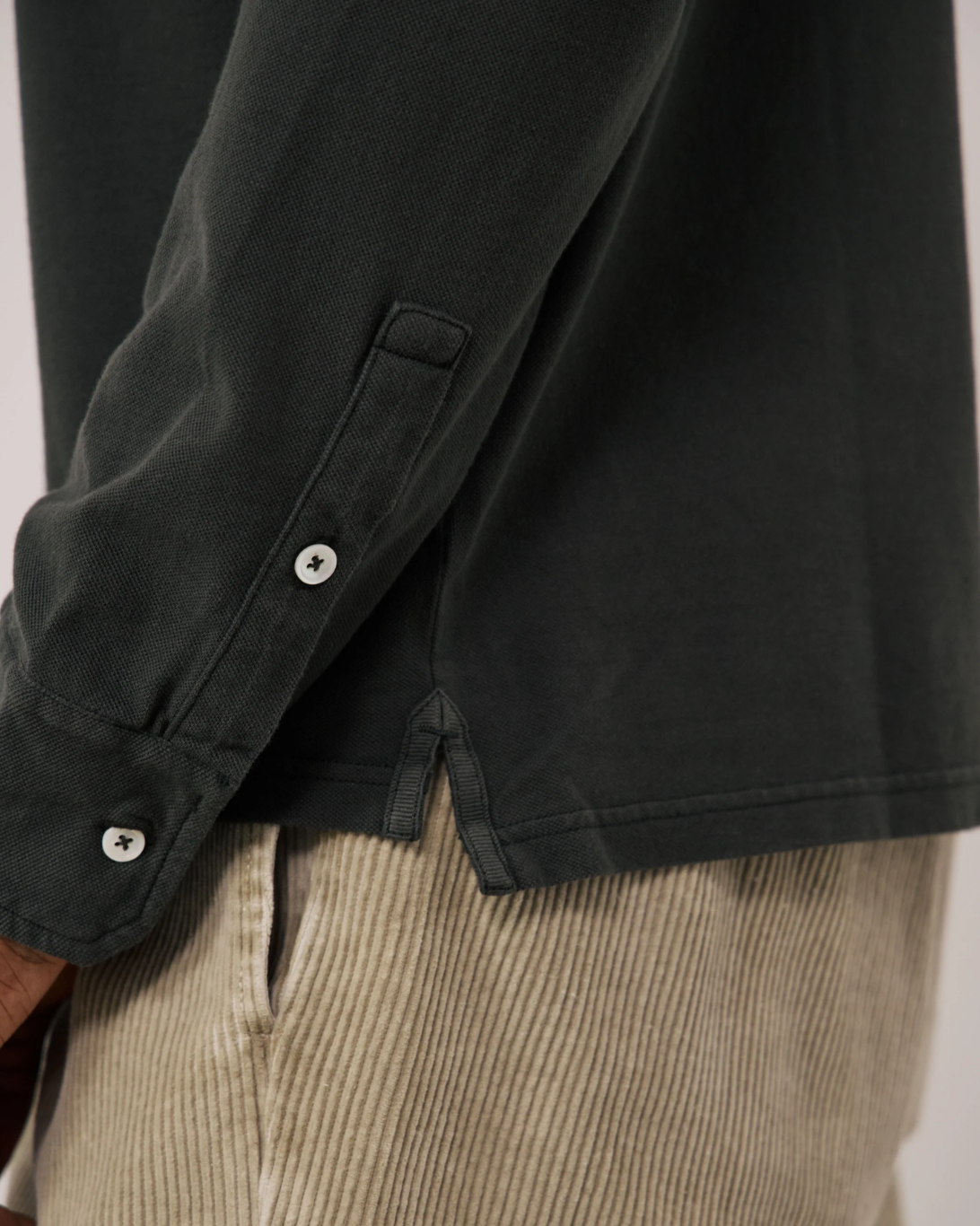 L/S Piqué Polo | Chocolate