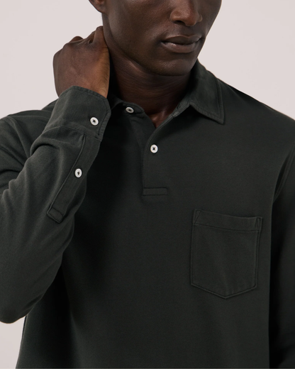 L/S Piqué Polo | Chocolate