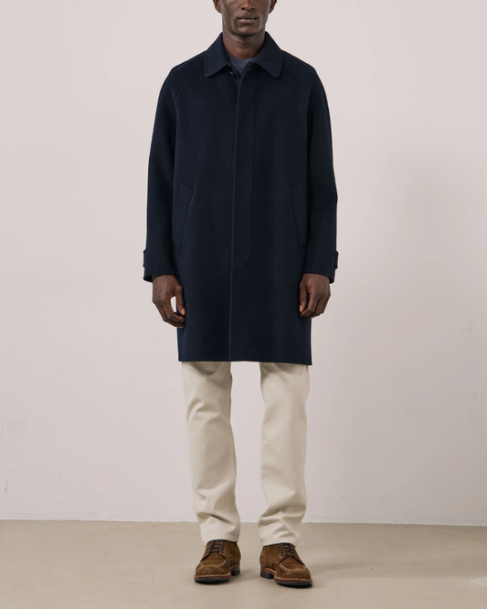 Graig Wool Coat | Navy