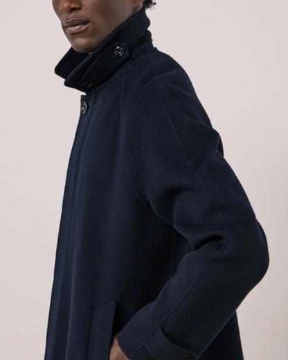Graig Wool Coat | Navy