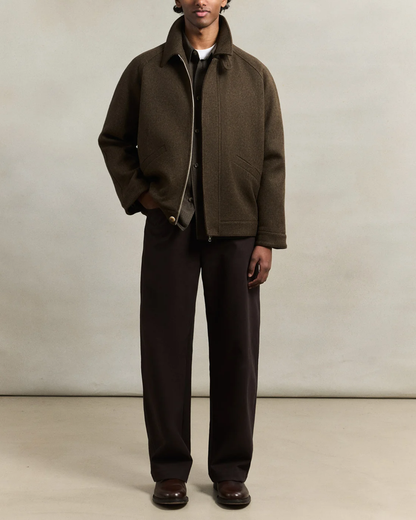 Drivers Jacket | Chocolate Brown