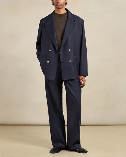 Double Breasted Jacket | Dark Navy