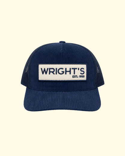 Wright's Logo Cap | Blue