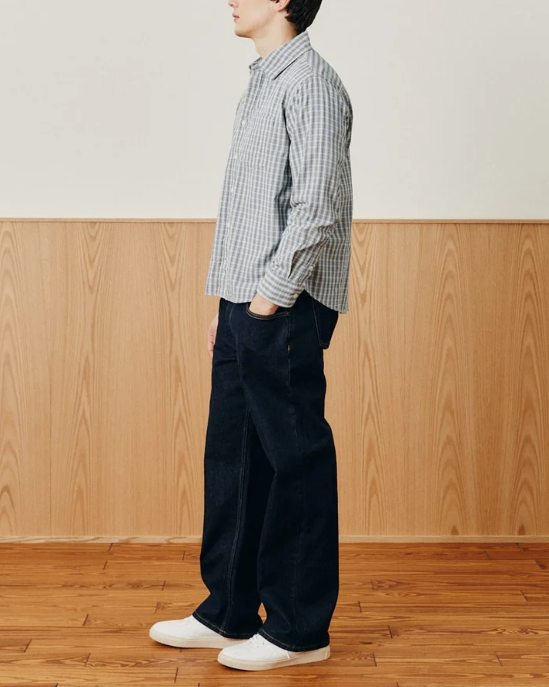 Americana Check L/S | Blue