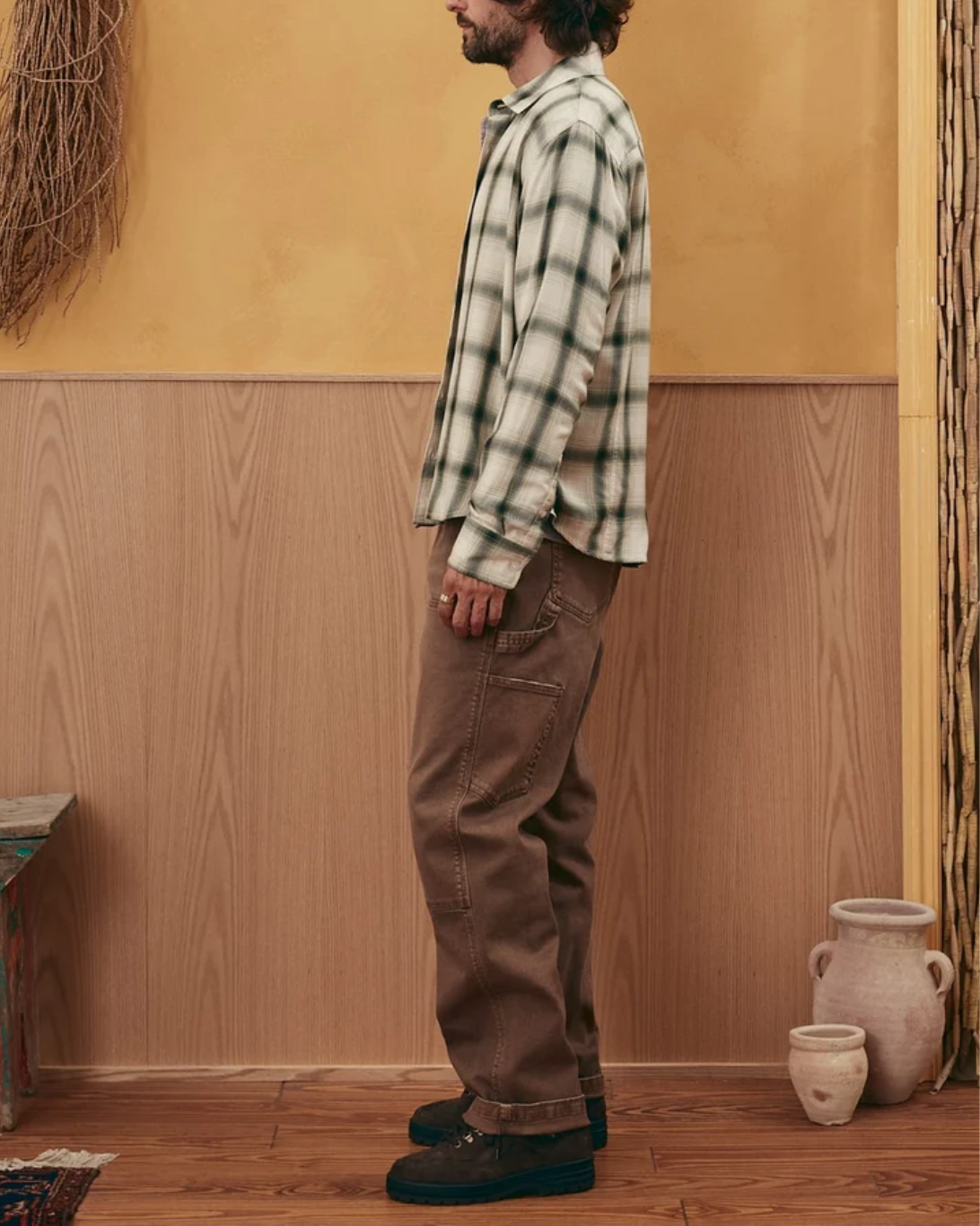 Shadow Check L/S | Green