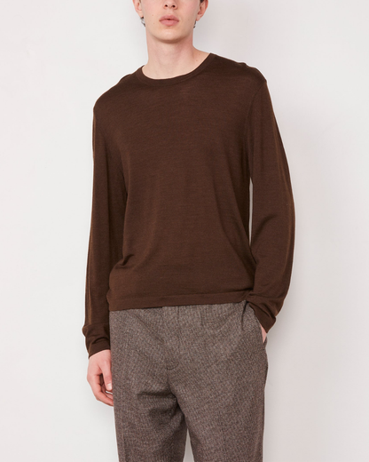 Liev L/S Tee | Coffee