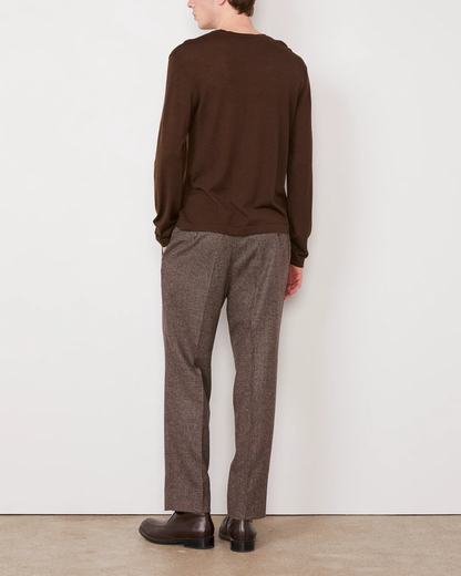 Liev L/S Tee | Coffee