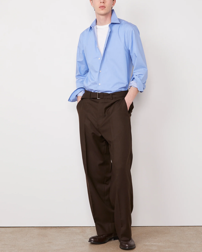 Eloi Poplin Shirt | Blue Lavender