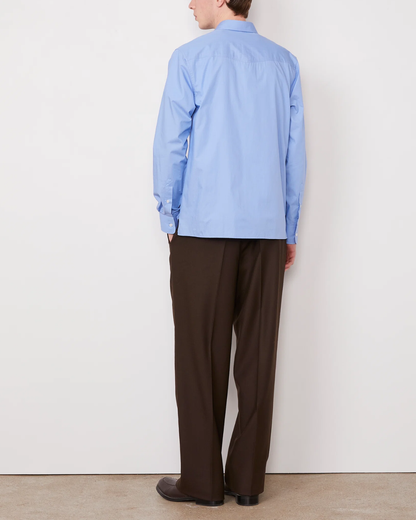 Eloi Poplin Shirt | Blue Lavender