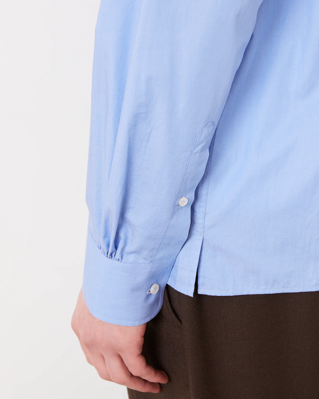 Eloi Poplin Shirt | Blue Lavender