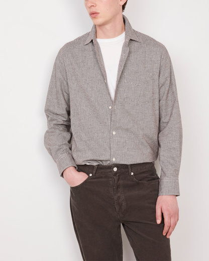 Guido Brush Cotton | White/Brown