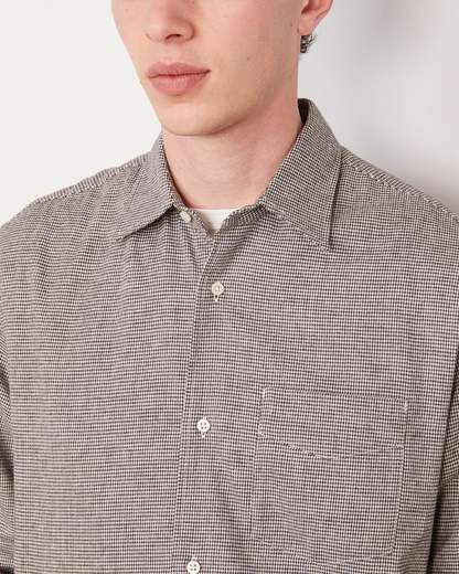 Guido Brush Cotton | White/Brown
