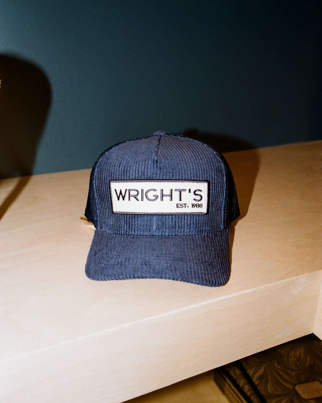 Wright's Logo Cap | Blue