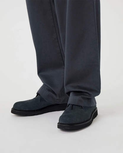 Wide Straight Chino Pants | Navy