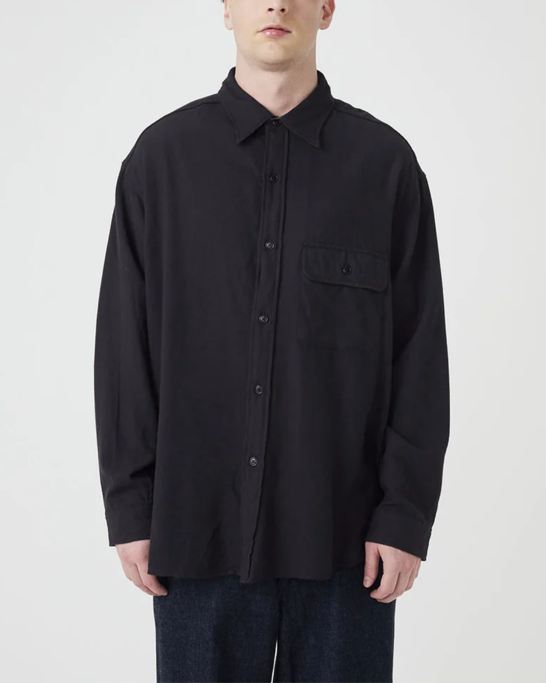 Wool CPO Shirt | Black