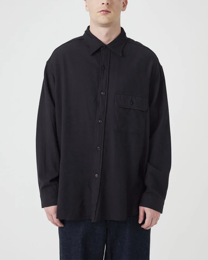 Wool CPO Shirt | Black