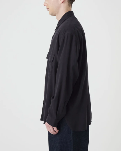 Wool CPO Shirt | Black